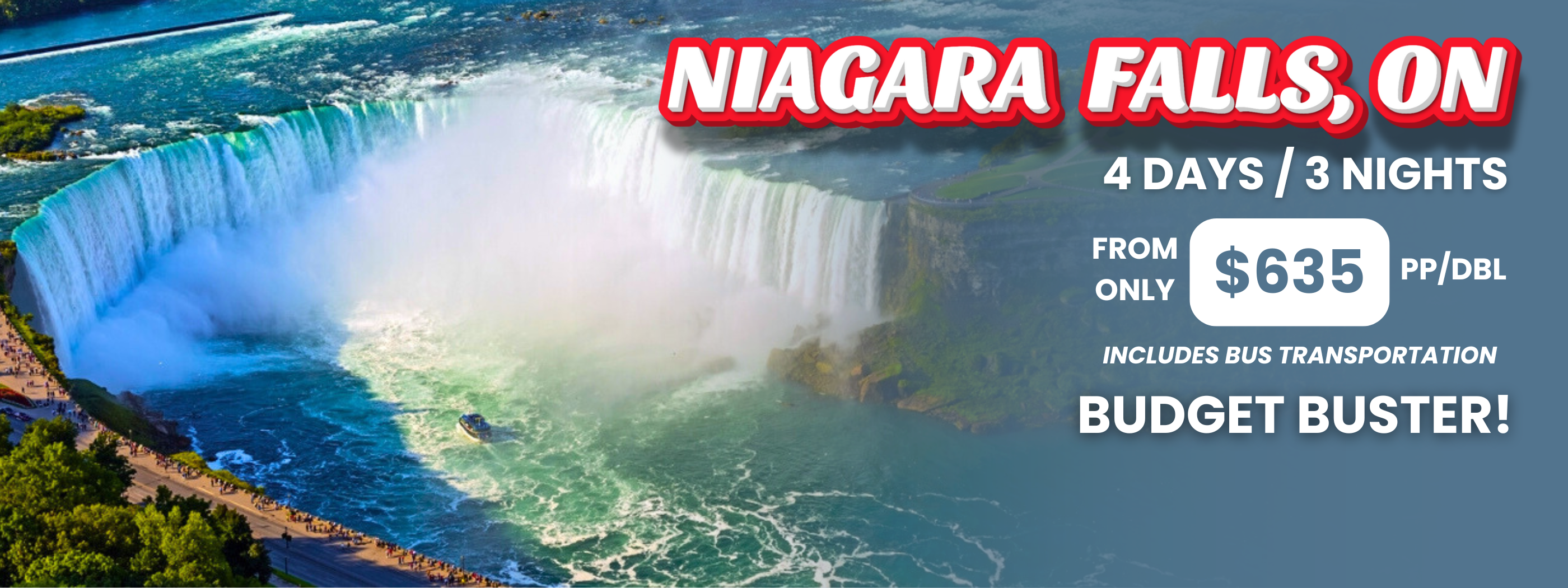 Niagara Falls, Toronto